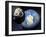 Asteroid Approaching Earth-null-Framed Premium Photographic Print