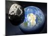 Asteroid Approaching Earth-null-Mounted Premium Photographic Print