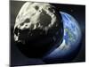 Asteroid Approaching Earth-null-Mounted Premium Photographic Print