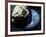 Asteroid Approaching Earth-null-Framed Photographic Print