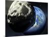 Asteroid Approaching Earth-null-Mounted Photographic Print