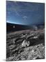 Asteroid Approaching Earth-null-Mounted Photographic Print