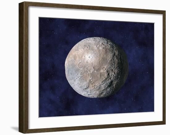 Asteroid Ceres, Artwork-Chris Butler-Framed Photographic Print