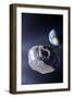 Asteroid Deflection Using Foil-null-Framed Premium Photographic Print