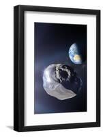 Asteroid Deflection Using Foil-null-Framed Photographic Print