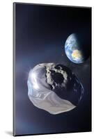 Asteroid Deflection Using Foil-null-Mounted Photographic Print