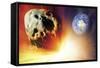 Asteroid Deflection Using Nuclear Explosion-null-Framed Stretched Canvas