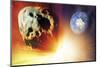 Asteroid Deflection Using Nuclear Explosion-null-Mounted Premium Photographic Print