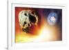 Asteroid Deflection Using Nuclear Explosion-null-Framed Photographic Print