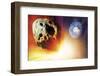 Asteroid Deflection Using Nuclear Explosion-null-Framed Photographic Print