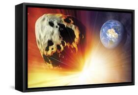 Asteroid Deflection Using Nuclear Explosion-null-Framed Stretched Canvas