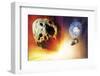 Asteroid Deflection Using Nuclear Explosion-null-Framed Premium Photographic Print