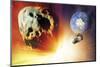 Asteroid Deflection Using Nuclear Explosion-null-Mounted Premium Photographic Print