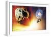 Asteroid Deflection Using Nuclear Explosion-null-Framed Photographic Print