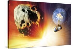 Asteroid Deflection Using Nuclear Explosion-null-Stretched Canvas