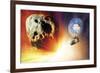 Asteroid Deflection Using Nuclear Explosion-null-Framed Photographic Print