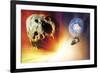 Asteroid Deflection Using Nuclear Explosion-null-Framed Photographic Print