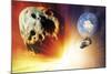 Asteroid Deflection Using Nuclear Explosion-null-Mounted Photographic Print