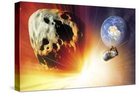 Asteroid Deflection Using Nuclear Explosion-null-Stretched Canvas