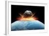 Asteroid Impact, Artwork-null-Framed Photographic Print