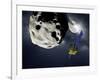 Asteroid Impact Mission-null-Framed Photographic Print