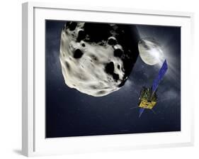 Asteroid Impact Mission-null-Framed Photographic Print