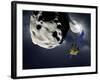 Asteroid Impact Mission-null-Framed Photographic Print