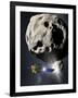 Asteroid Impact Mission-null-Framed Photographic Print