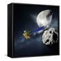 Asteroid Impact Mission-null-Framed Stretched Canvas