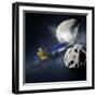 Asteroid Impact Mission-null-Framed Photographic Print