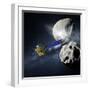 Asteroid Impact Mission-null-Framed Photographic Print