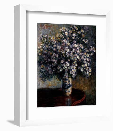 Asters, 1880-Claude Monet-Framed Art Print