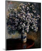 Asters, 1880-Claude Monet-Mounted Art Print