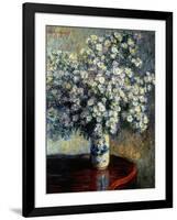 Asters, 1880-Claude Monet-Framed Giclee Print