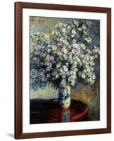 Asters, 1880-Claude Monet-Framed Giclee Print