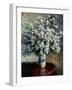 Asters, 1880-Claude Monet-Framed Giclee Print