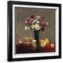 Asters and Fruit on a Table, 1863-Ignace Henri Jean Fantin-Latour-Framed Giclee Print