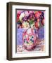 Asters in a Pink Floral Victorian Jug, 2002-Joan Thewsey-Framed Giclee Print