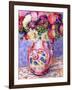 Asters in a Pink Floral Victorian Jug, 2002-Joan Thewsey-Framed Giclee Print