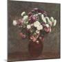 Asters in a Vase, 1875-Ignace Henri Jean Fantin-Latour-Mounted Giclee Print