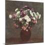 Asters in a Vase, 1875-Ignace Henri Jean Fantin-Latour-Mounted Giclee Print