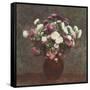 Asters in a Vase, 1875-Ignace Henri Jean Fantin-Latour-Framed Stretched Canvas