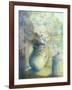 Asters - Snowsprite in Jug on Window Sill-Karen Armitage-Framed Giclee Print