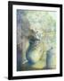 Asters - Snowsprite in Jug on Window Sill-Karen Armitage-Framed Giclee Print