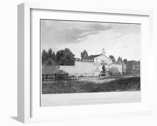 Astley's Amphitheatre, Westminster Bridge Road, Lambeth, London, C1825-Charles John Smith-Framed Giclee Print