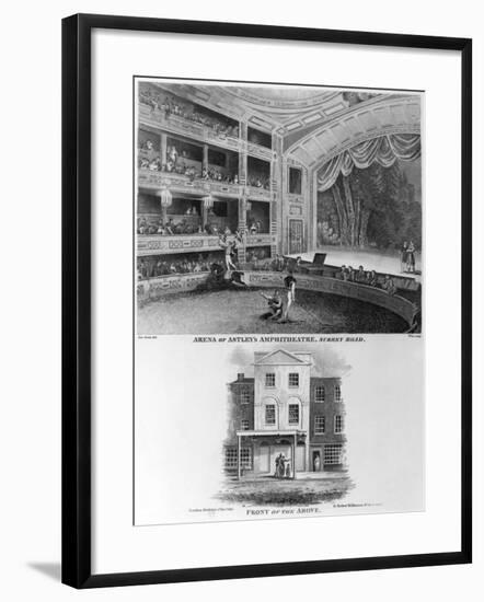 Astley's Arena and Amphitheatre-null-Framed Giclee Print