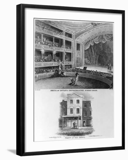 Astley's Arena and Amphitheatre-null-Framed Giclee Print