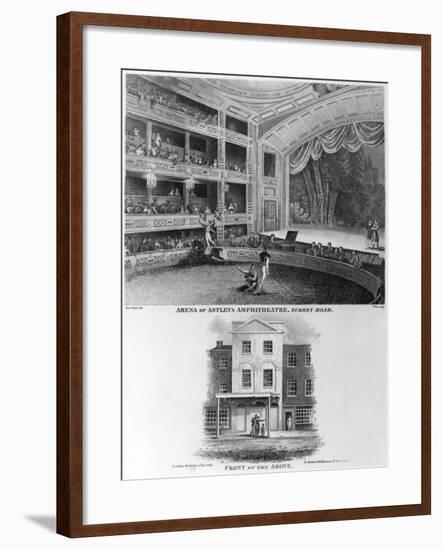 Astley's Arena and Amphitheatre-null-Framed Giclee Print