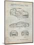 Aston Martin D89 Carbon Edition Patent-Cole Borders-Mounted Art Print