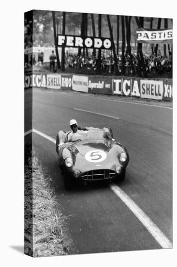 Aston Martin DBR1 in Action, Le Mans 24 Hours, France, 1959-Maxwell Boyd-Stretched Canvas